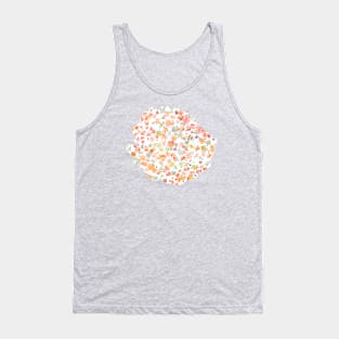 Daisies Spring Countryside Spicy Orange Tank Top